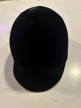 Vintage Classic Black Velvet Somerset Hunt Cap Horse Equestrian Helmet (NWOT)